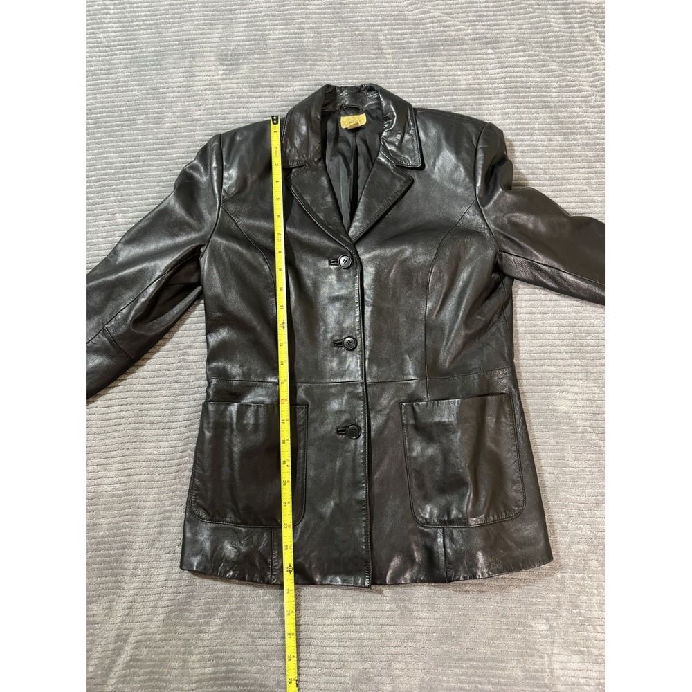 Caslon Leather Jacket Women's Size Small , Black - Picture 3 of 7